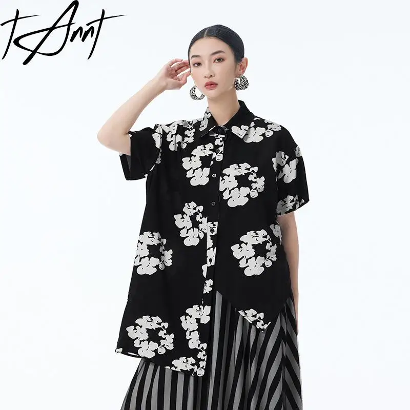 Tannt Women Shirt Blouse Irregular Printing Fashion White Blouse Tops Asymmetry Casual Summer Shirt Tops For Women 2025 New
Tannt Women Shirt Blouse Irregular Printing Fashion White Blouse Tops Asymmetry Casual Summer Shirt Tops For Women 2025 New