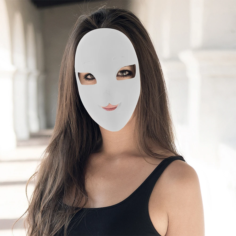 2pcs Blank White Diy Unpainted Full Face Masquerade Plain Paintable Costume Party Mask For Adults Handcraft Unfinished Mask
2pcs Blank White Diy Unpainted Full Face Masquerade Plain Paintable Costume Party Mask For Adults Handcraft Unfinished Mask