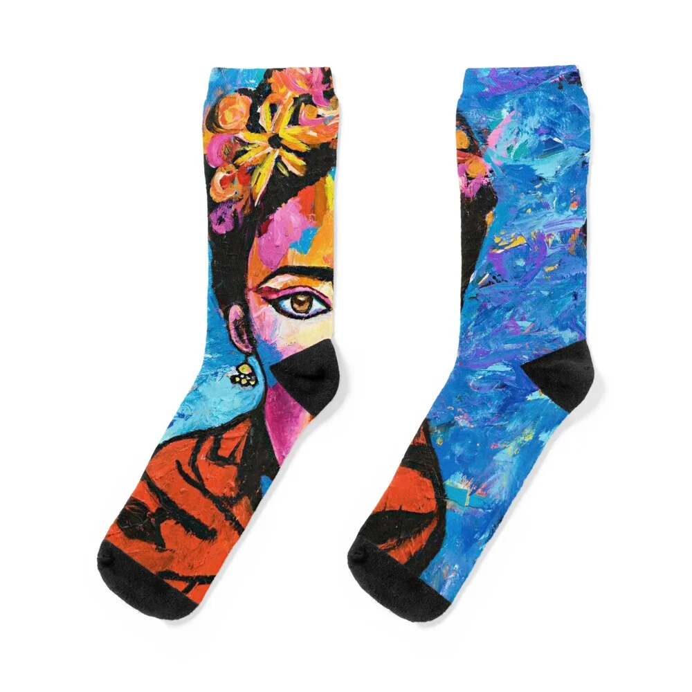 Frida With Flowers Socks Christmas christmas gift winter gifts Socks Woman Men's
Frida With Flowers Socks Christmas christmas gift winter gifts Socks Woman Men's