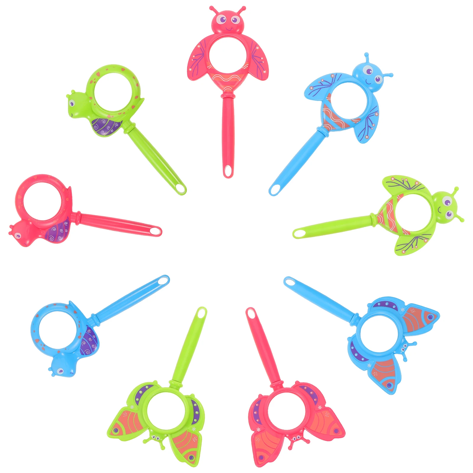9 Pcs Insect Magnifying Glass Children's Handheld Microscope Plastic Observation Playset
9 Pcs Insect Magnifying Glass Children's Handheld Microscope Plastic Observation Playset