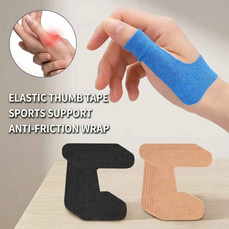 Pre-Cut Elastic Thumb Tape, Sports Bandage for Support, Anti-Friction, Kinesiology Tape, Adhesive Wrap
Pre-Cut Elastic Thumb Tape, Sports Bandage for Support, Anti-Friction, Kinesiology Tape, Adhesive Wrap