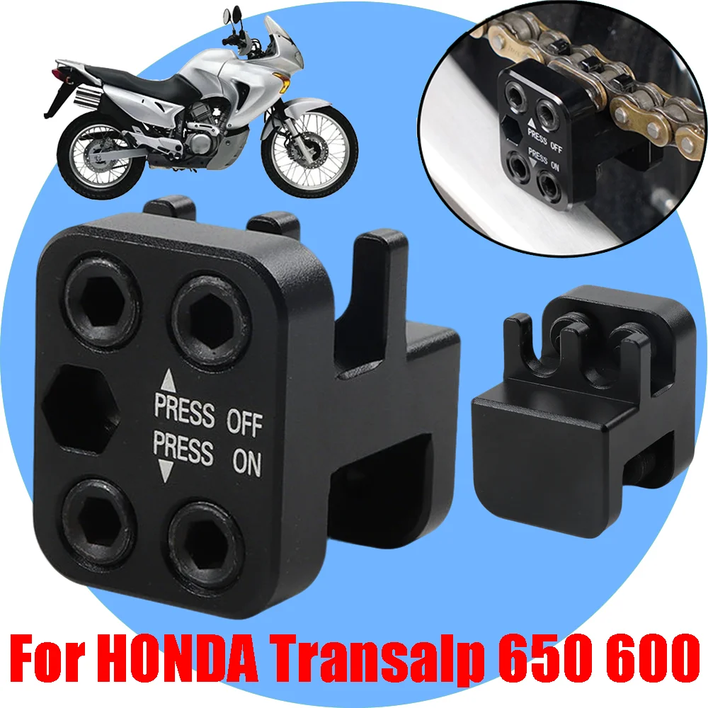 For HONDA Transalp 650 600 XL XL650 XL650V XL600V Motorcycle Accessories Master Link Chain Press Tool For 50 520 525 530 Chain
For HONDA Transalp 650 600 XL XL650 XL650V XL600V Motorcycle Accessories Master Link Chain Press Tool For 50 520 525 530 Chain