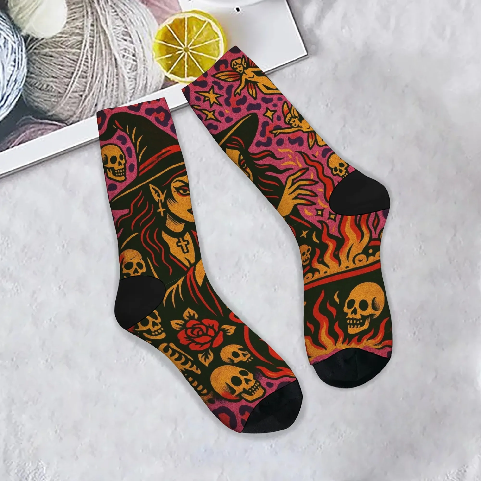 Halloween witch retro comic socks novelty funny men's socks comfortable warm casual fashion socks crazy street hip hop socks
Halloween witch retro comic socks novelty funny men's socks comfortable warm casual fashion socks crazy street hip hop socks