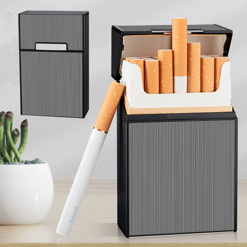 Портативный металлический портсигар с магнитным переключателем, водонепроницаемый портсигар для курения, 20 шт., емкость, коробка для хранения, инструмент для курения
Портативный металлический портсигар с магнитным переключателем, водонепроницаемый портсигар для курения, 20 шт., емкость, коробка для хранения, инструмент для курения