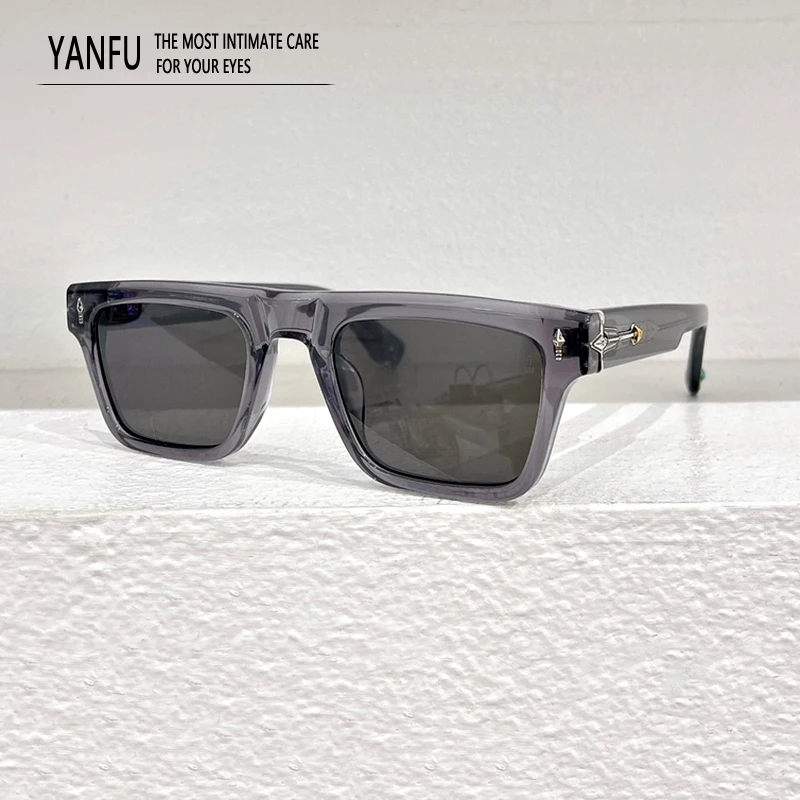 Rectangle Grey Acetate Vintage Luxury Sunglasses Men Fashion Glasses UV400 Outdoor Brand Handcraft For Women Designer LARAMIE
Rectangle Grey Acetate Vintage Luxury Sunglasses Men Fashion Glasses UV400 Outdoor Brand Handcraft For Women Designer LARAMIE