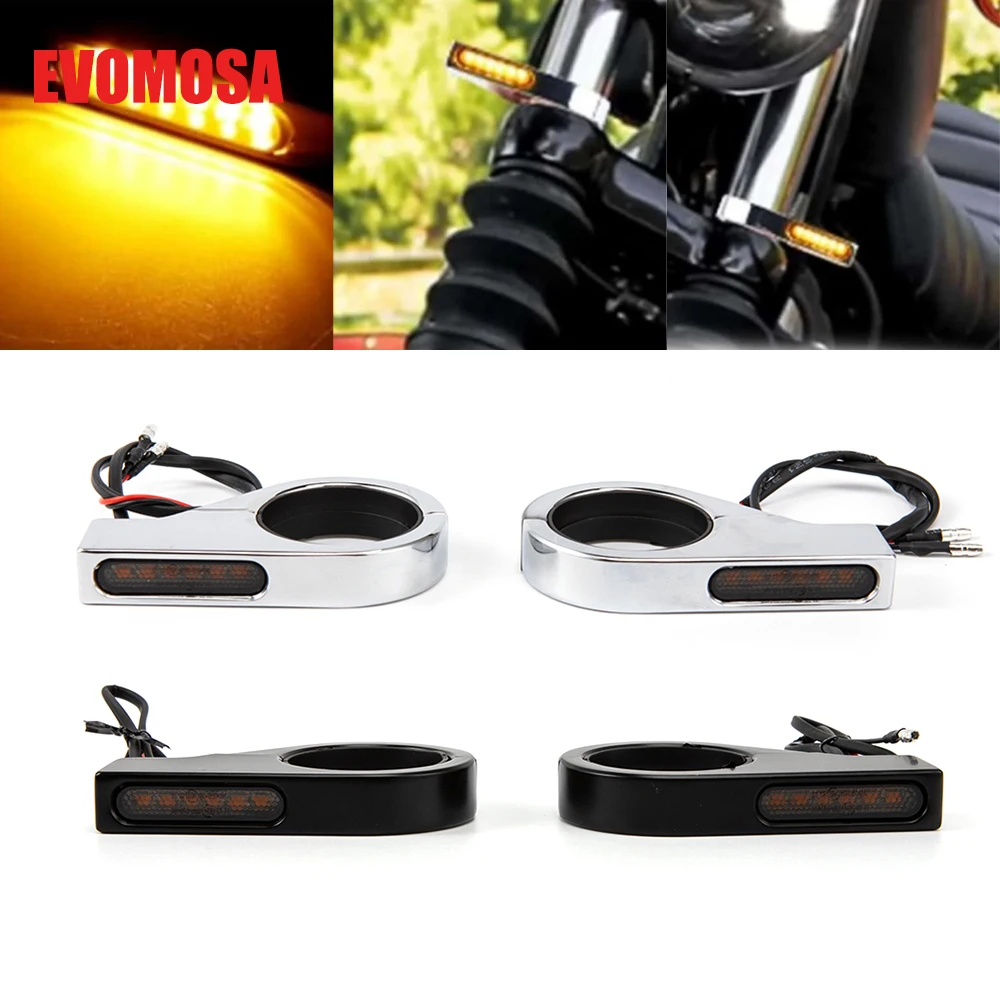 Motorcycle Accessories LED Turn Signal 41mm Front Fork Clamp Light For Honda Yamaha For Harley For Suzuki Flasher Blinker Lamp
Motorcycle Accessories LED Turn Signal 41mm Front Fork Clamp Light For Honda Yamaha For Harley For Suzuki Flasher Blinker Lamp