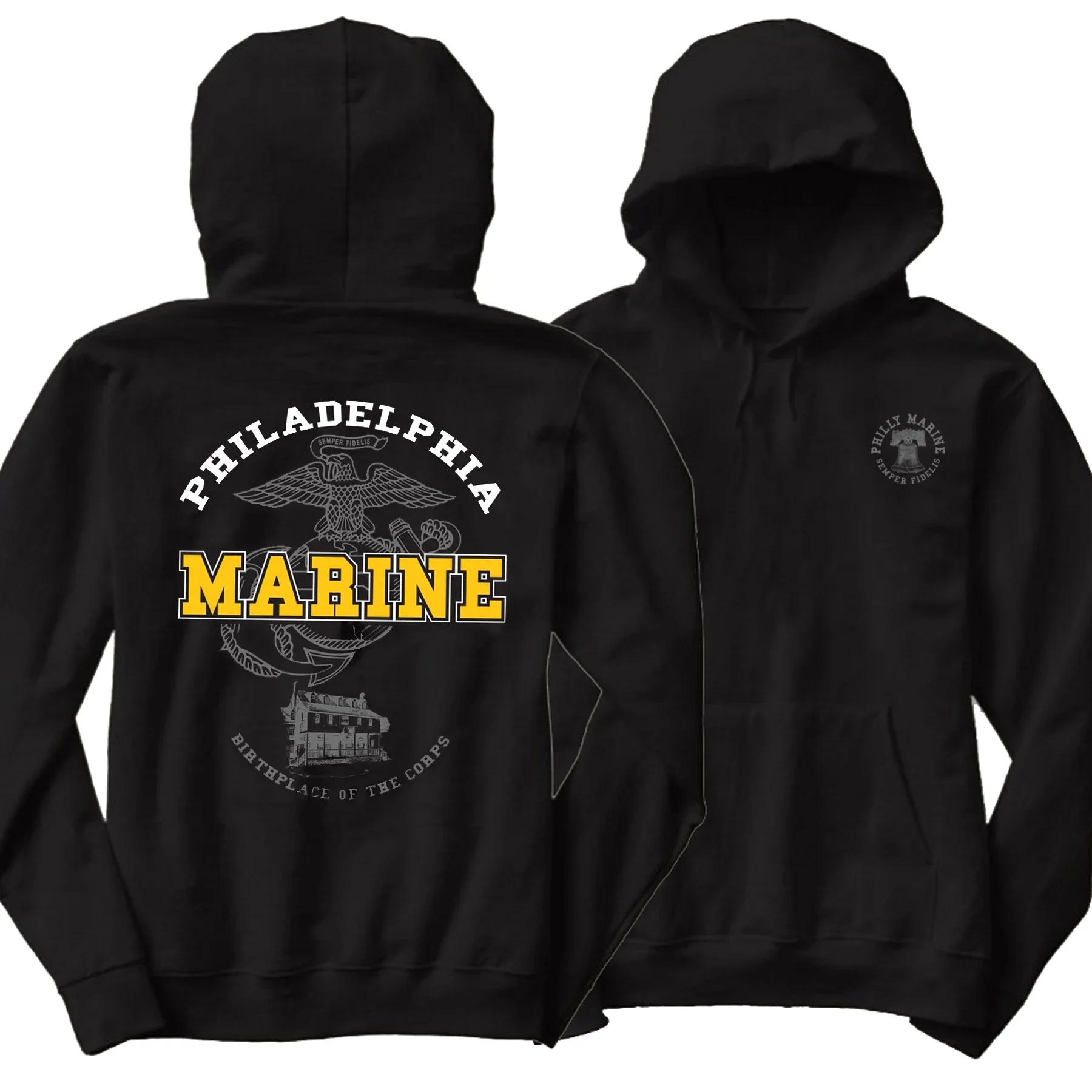 Philly Marine Liberty Bell US Marine Corps Pullover Hoodie New 100% Cotton Comfortable Military Casual Mens Sweatshirts
Philly Marine Liberty Bell US Marine Corps Pullover Hoodie New 100% Cotton Comfortable Military Casual Mens Sweatshirts
