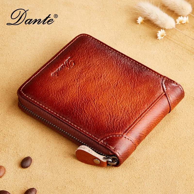 Dante Zipper Multifunctional Wallet with Large Capacity Anti-theft Brush Leather Men's Wallet Head Layer Cowhide Money Bag Clips
Dante Zipper Multifunctional Wallet with Large Capacity Anti-theft Brush Leather Men's Wallet Head Layer Cowhide Money Bag Clips