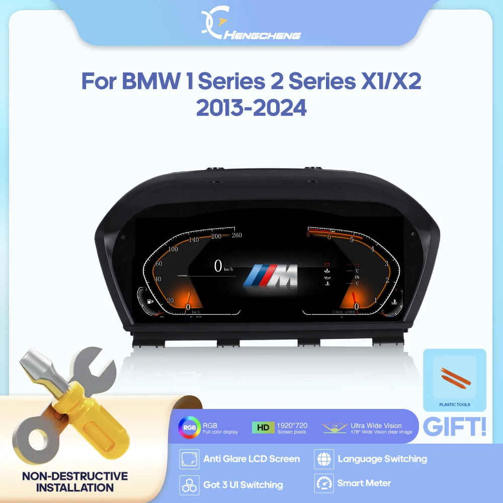 For BMW 1 Series Series X1/X2 F20/F52/F22/F45/F48/F49/F39 2013-2024 Digital Cluster LCD Dashboard Cockpit Virtual Instrument
For BMW 1 Series Series X1/X2 F20/F52/F22/F45/F48/F49/F39 2013-2024 Digital Cluster LCD Dashboard Cockpit Virtual Instrument