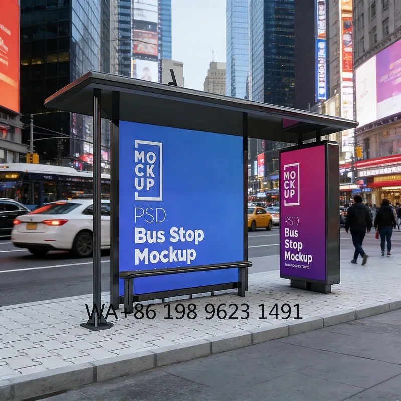 Digital Bus Shelter Integrated High Brightness LED Screen Commercial Media Advertising Revenue Solution
Digital Bus Shelter Integrated High Brightness LED Screen Commercial Media Advertising Revenue Solution