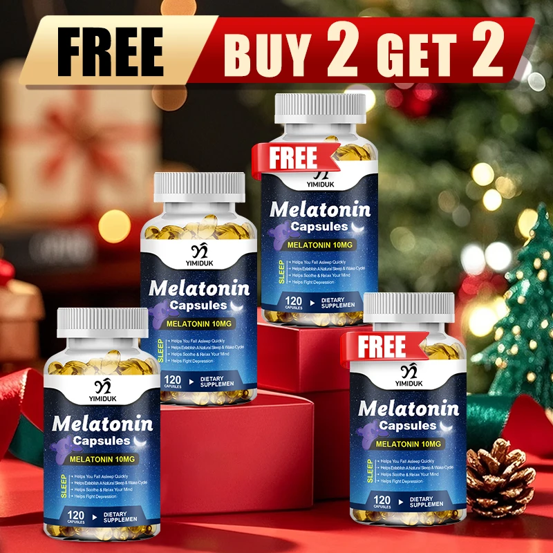 Buy 2 Get 2 Free! Melatonin Capsules, Support Promotes Deep Sleep, Regulates Sleep Cycle & Reduces Night Awakenings, Non-GMO
Buy 2 Get 2 Free! Melatonin Capsules, Support Promotes Deep Sleep, Regulates Sleep Cycle & Reduces Night Awakenings, Non-GMO