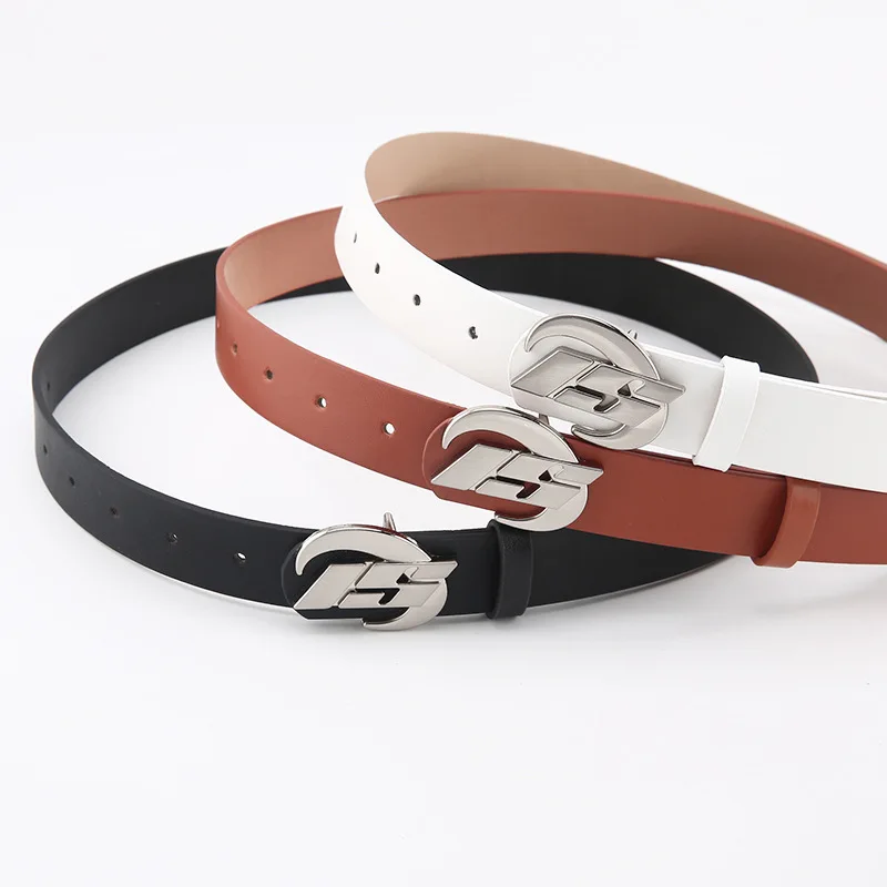 Jeans Belt Women's Decoration New Versatile Casual Belt Smooth Buckle Korean Simple Fashion Belt Jeans Belts
Jeans Belt Women's Decoration New Versatile Casual Belt Smooth Buckle Korean Simple Fashion Belt Jeans Belts