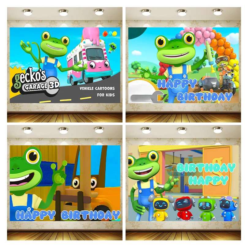 Garage and Frog Birthday Party Supplies Banner Kid Cartoon Decoration Background Photography backdrop
Garage and Frog Birthday Party Supplies Banner Kid Cartoon Decoration Background Photography backdrop