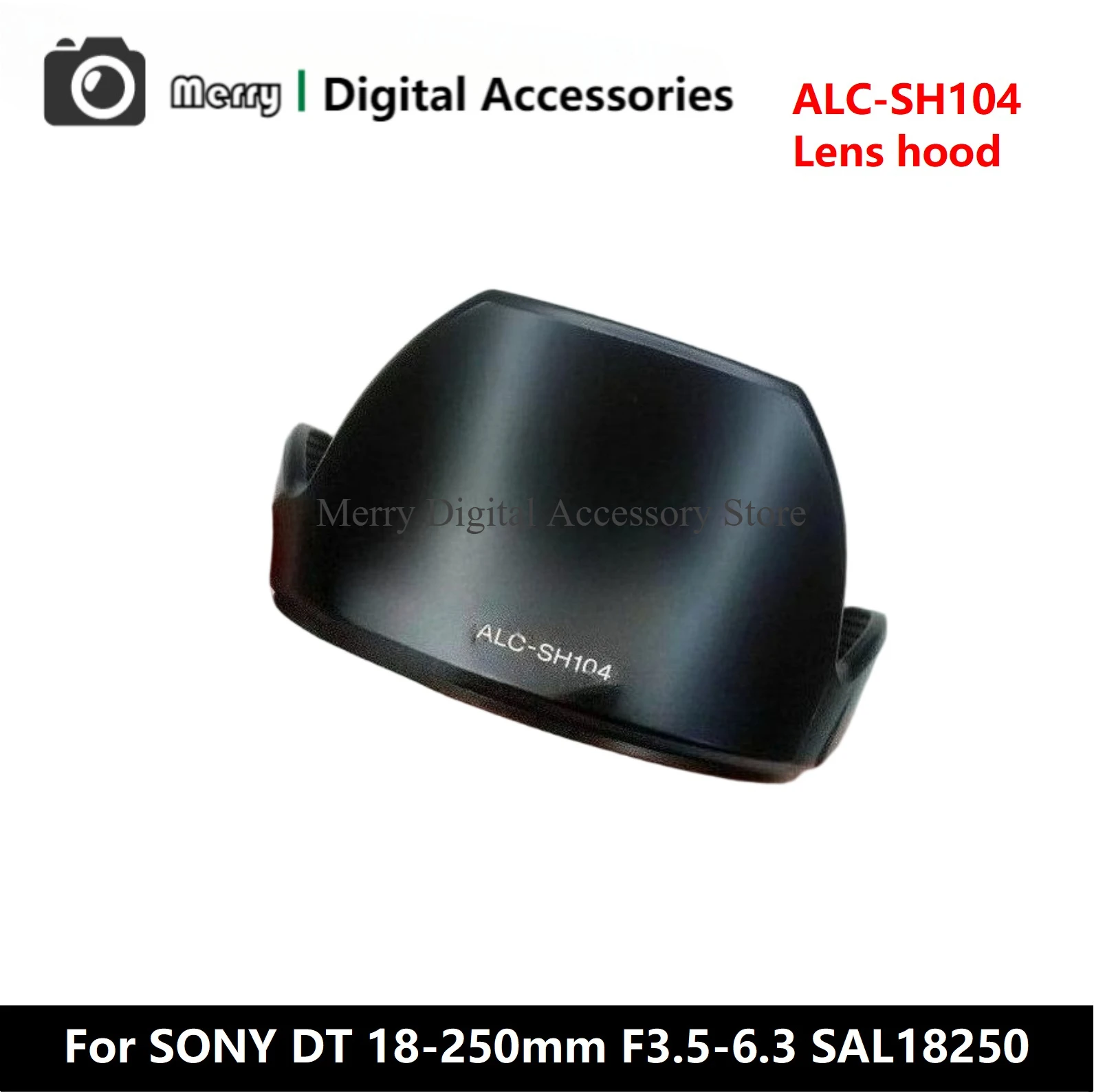 New Original Front Hood ALC-SH104 Parts For SONY DT 18-250mm F3.5-6.3 SAL18250 Camera Lens
New Original Front Hood ALC-SH104 Parts For SONY DT 18-250mm F3.5-6.3 SAL18250 Camera Lens