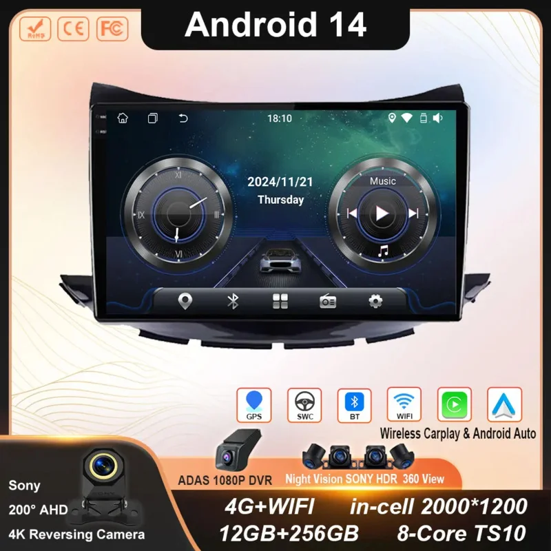 Android Radio Carplay For Chevrolet TRAX 2017 2018 2019 Multimedia Player Navigation Bluetooth Touch Screen 4G No 2din din DVD
Android Radio Carplay For Chevrolet TRAX 2017 2018 2019 Multimedia Player Navigation Bluetooth Touch Screen 4G No 2din din DVD