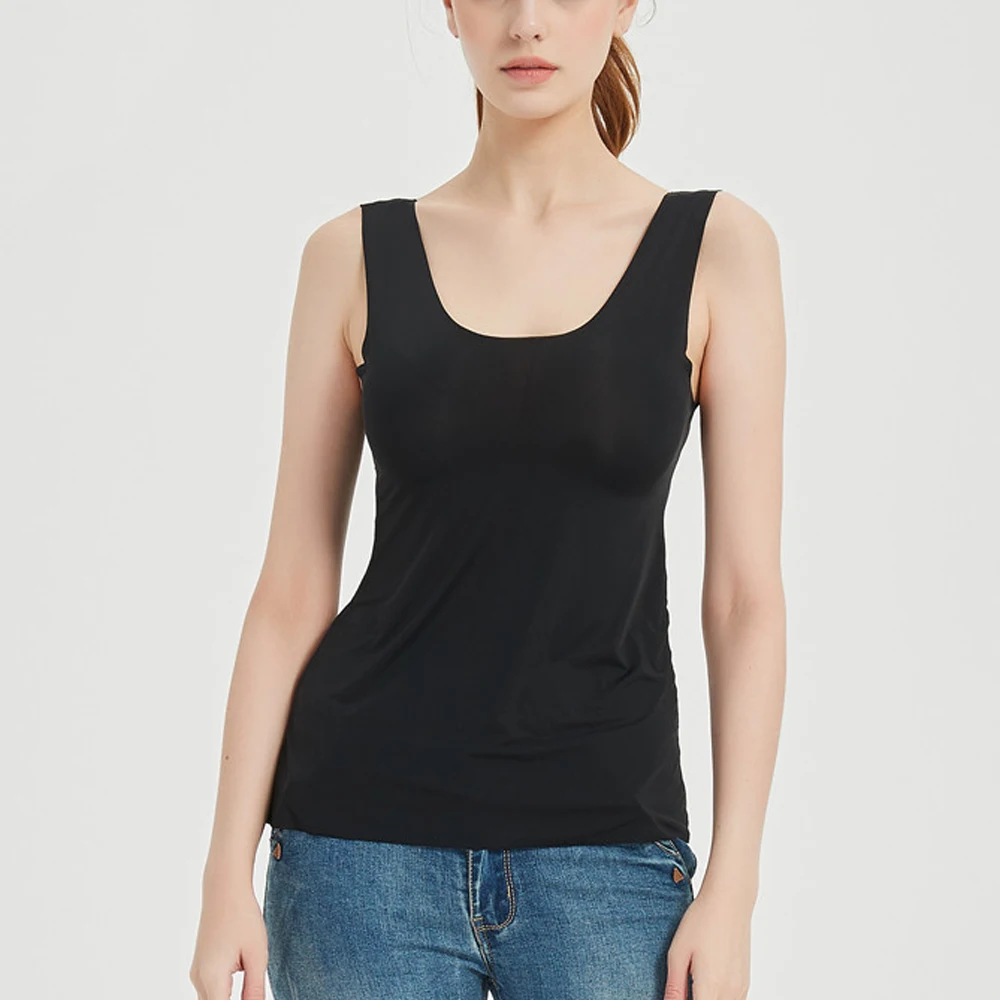 Four Seasons Thin Ladies Solid Color Camisole Young Women Plus Size Comfortable and Sexy T-shirt Shirt Casual Vest Tank Tops
Four Seasons Thin Ladies Solid Color Camisole Young Women Plus Size Comfortable and Sexy T-shirt Shirt Casual Vest Tank Tops