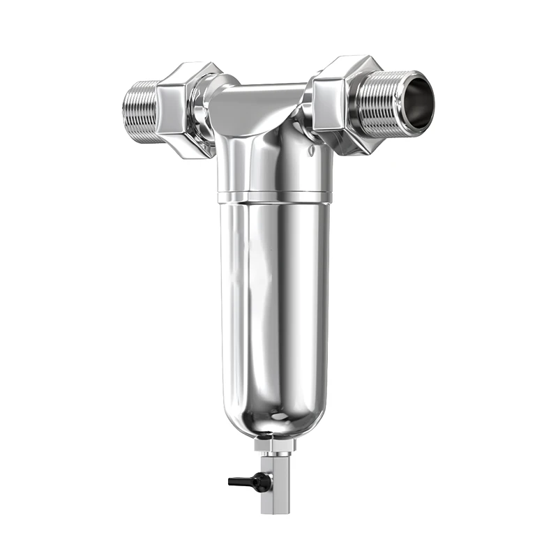 40 Micron Stainless Steel Manual Sediment Water Prefilter for Outdoor Water Heater Floor Heating Use
40 Micron Stainless Steel Manual Sediment Water Prefilter for Outdoor Water Heater Floor Heating Use
