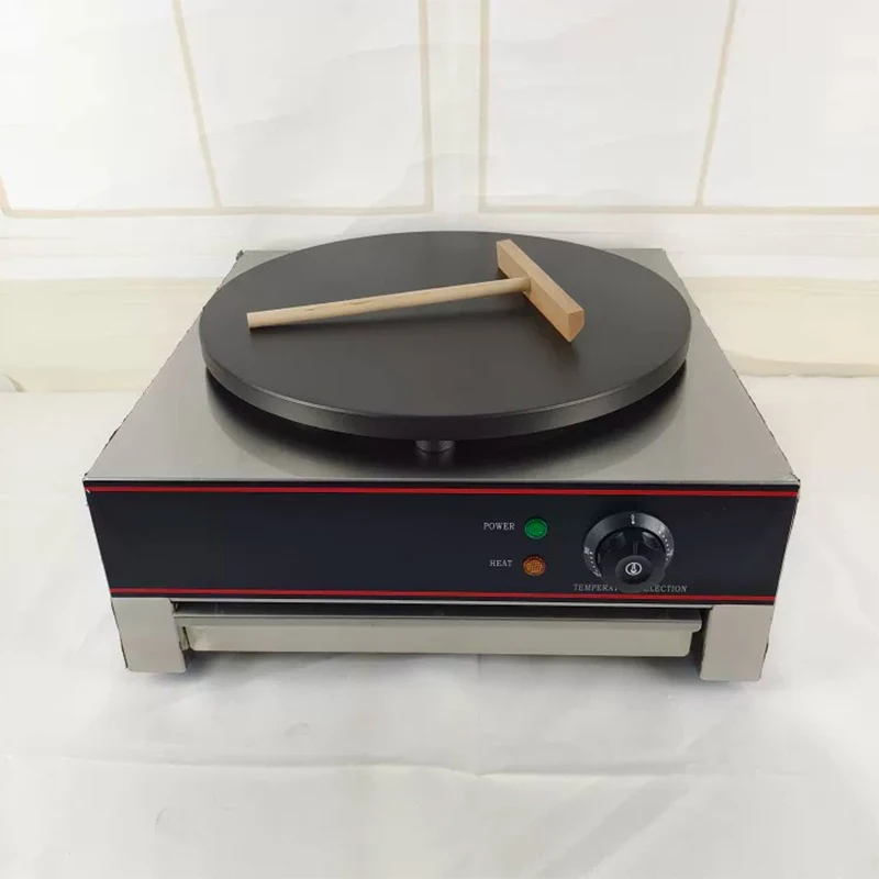 Professional Electric Double Plate Crepe Maker Non Stick Round Pancake Griddle Commercial Breakfast Making Machine
Professional Electric Double Plate Crepe Maker Non Stick Round Pancake Griddle Commercial Breakfast Making Machine