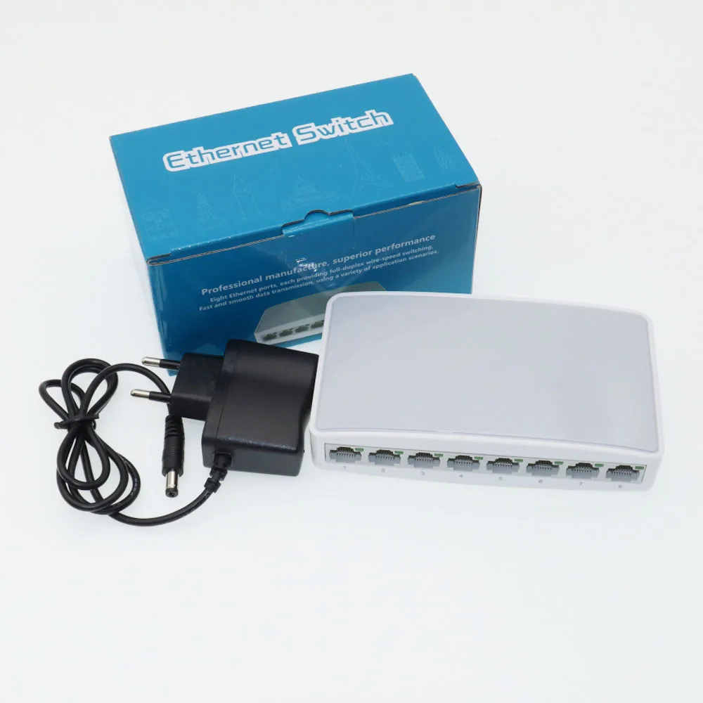 Коммутатор безопасности Ethernet для IP-камеры, внешний источник питания беспроводной точки доступа, 8-портовый гигабитный бесперебойный, 10/100/1000 Мбит/с
Коммутатор безопасности Ethernet для IP-камеры, внешний источник питания беспроводной точки доступа, 8-портовый гигабитный бесперебойный, 10/100/1000 Мбит/с