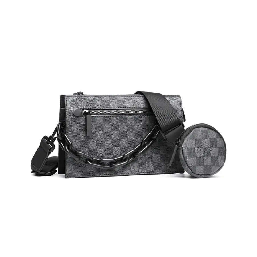 【New style】New style men's fashionable three-in-one -body bag daily all-matching shoulder bag street bag
【New style】New style men's fashionable three-in-one -body bag daily all-matching shoulder bag street bag