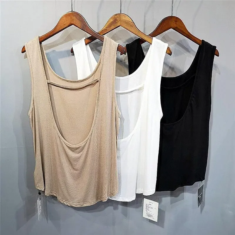 Women Solid Color Basic Tank Tops Sleeveless Loose Fit Summer Casual Inner Wear Lightweight Cotton Blend Undershirt for Layering
Women Solid Color Basic Tank Tops Sleeveless Loose Fit Summer Casual Inner Wear Lightweight Cotton Blend Undershirt for Layering