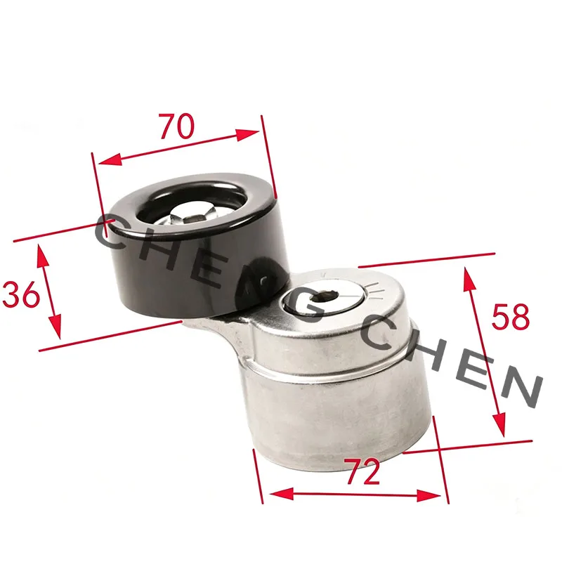 For JAC Starry 4DE1-2.7, Foton Tunland 2.8, Cummins 2.8, Aoling 2.8 engine belt tensioner, brand part 1025300FE130-5262500
For JAC Starry 4DE1-2.7, Foton Tunland 2.8, Cummins 2.8, Aoling 2.8 engine belt tensioner, brand part 1025300FE130-5262500