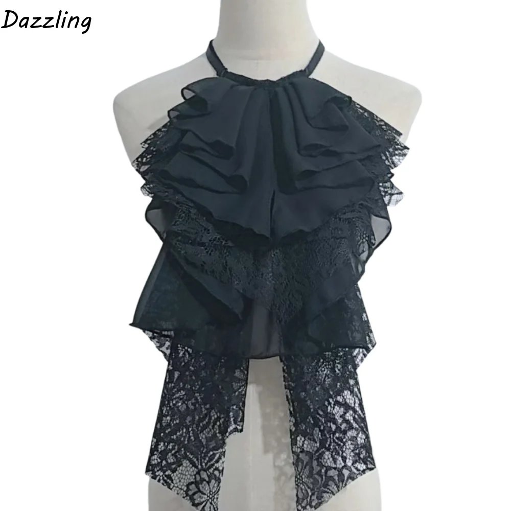 Detachable Layered Lace False Collar Elegant Adjustable Decorative Lace Neckline Comfortable Retro Ruffled Design Collar Girls
Detachable Layered Lace False Collar Elegant Adjustable Decorative Lace Neckline Comfortable Retro Ruffled Design Collar Girls