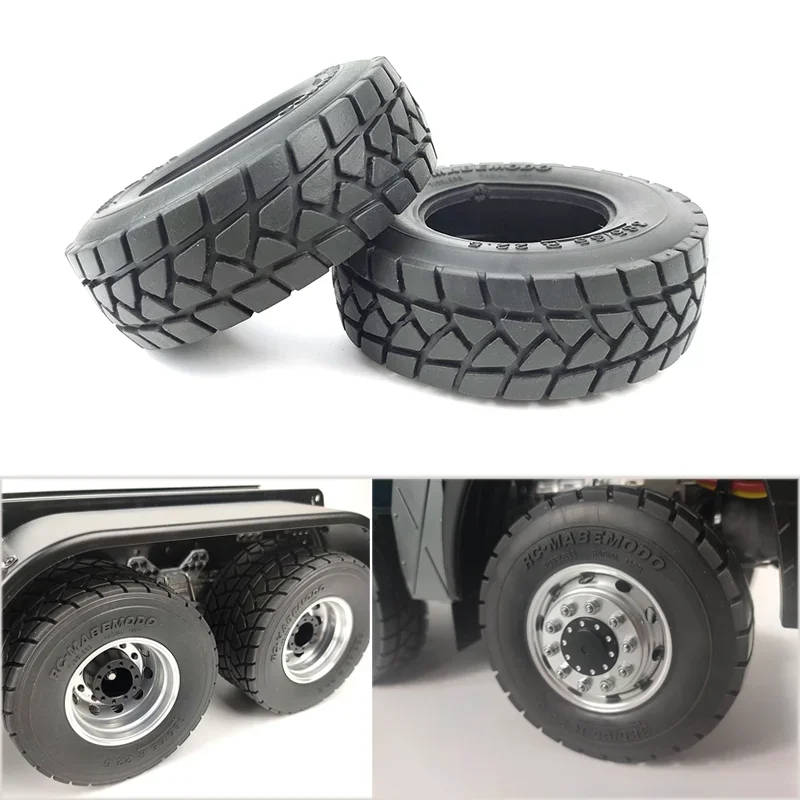 1 Pair Rubber Imitation Tires for 1/14 Tamiya RC Truck Trailer Tipper Scania MAN Benz Actros Volvo Car Diy Parts
1 Pair Rubber Imitation Tires for 1/14 Tamiya RC Truck Trailer Tipper Scania MAN Benz Actros Volvo Car Diy Parts