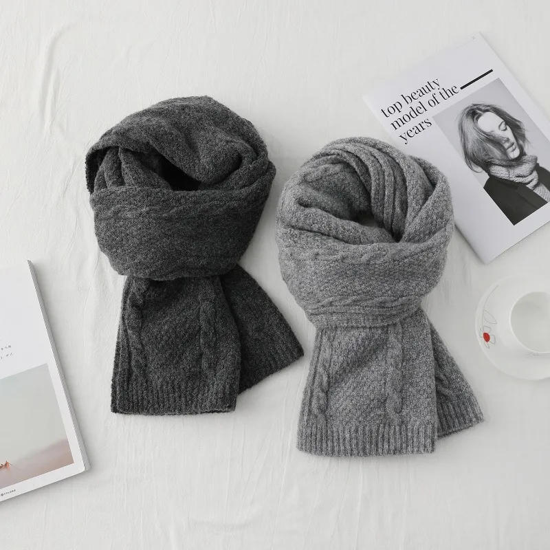 Корейская версия, вязаный шарф для женщин и мужчин, модные ретро толстые теплые однотонные шарфы на шею, женские и мужские высококачественные зимние шарфы
Корейская версия, вязаный шарф для женщин и мужчин, модные ретро толстые теплые однотонные шарфы на шею, женские и мужские высококачественные зимние шарфы
