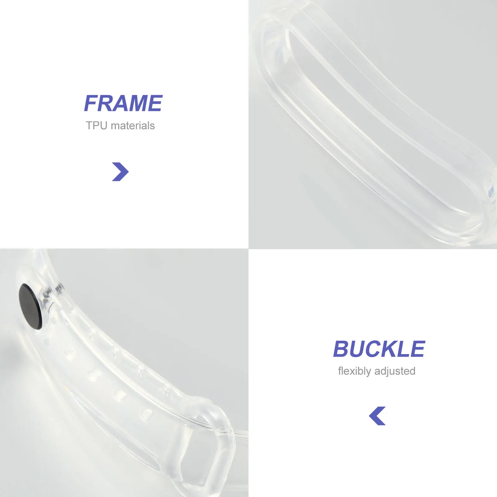 Transparent Watch Strap Watchband Replacement Wrist Bands Delicate TPU for Woman
Transparent Watch Strap Watchband Replacement Wrist Bands Delicate TPU for Woman