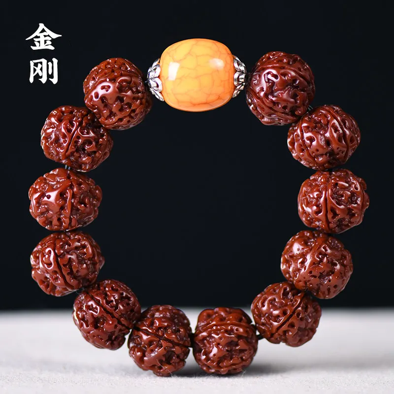 Tibetan Style Machine Brushed Jadeized Rudraksha Natural Bodhi Seed Beeswax Like Buddhist Bead Bracelet for Men Gifts
Tibetan Style Machine Brushed Jadeized Rudraksha Natural Bodhi Seed Beeswax Like Buddhist Bead Bracelet for Men Gifts