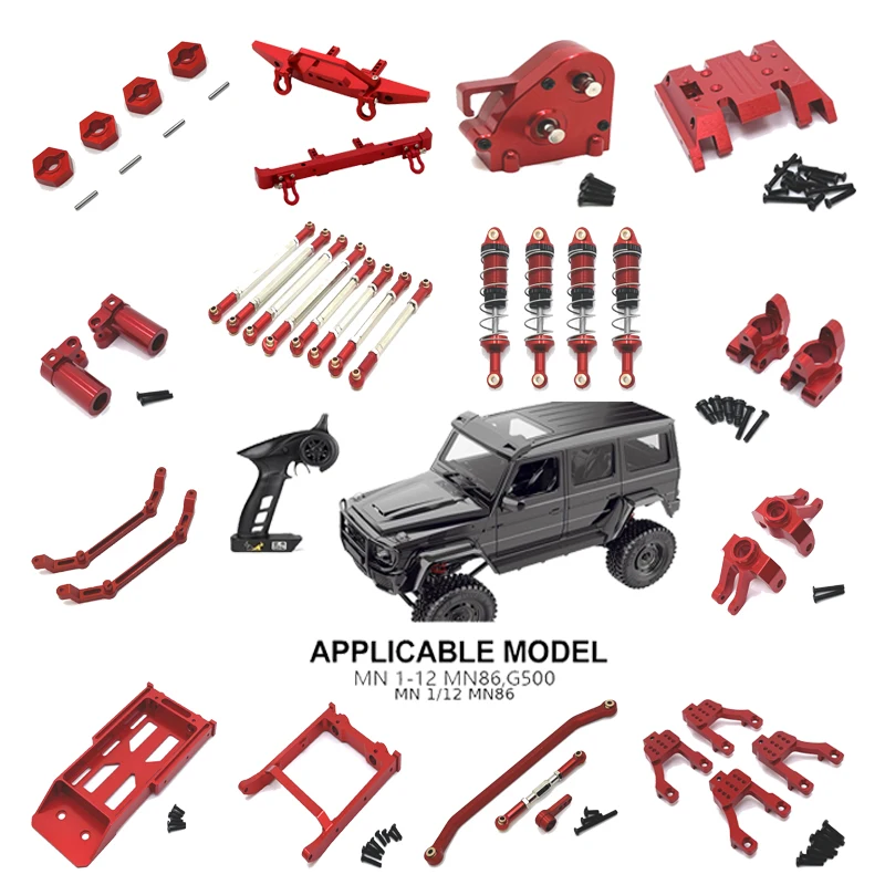 RCGOFOLLOW Metal Shock Absorber Tie Rod Set Drive Shaft Pull Rod Rims Shock Tower For 1/12 MN MN128 MN86K 4WD OFF-Road Truck
RCGOFOLLOW Metal Shock Absorber Tie Rod Set Drive Shaft Pull Rod Rims Shock Tower For 1/12 MN MN128 MN86K 4WD OFF-Road Truck