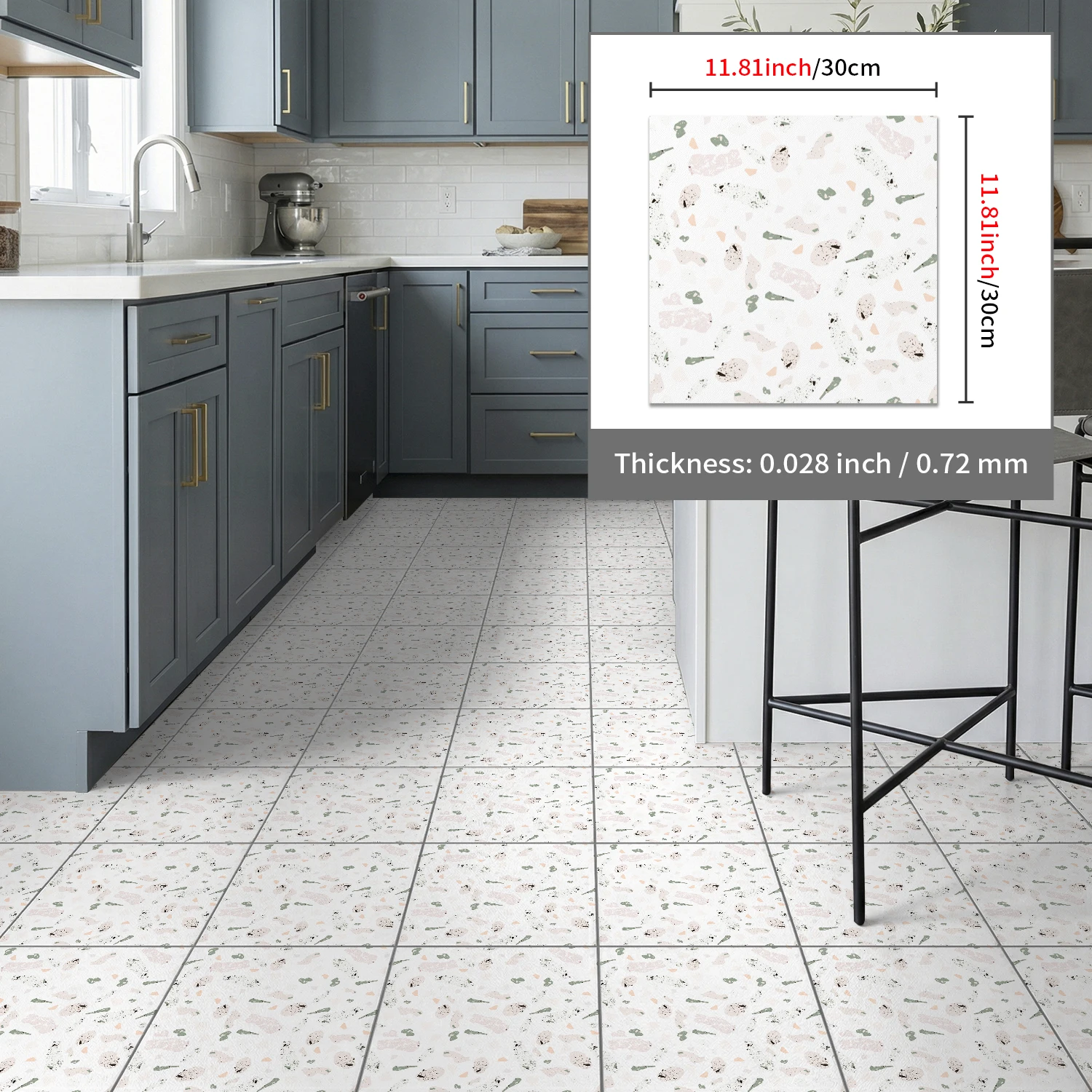 Thick matte terrazzo waterproof and wear-resistant self-adhesive adhesive tape, used for kitchen, bathroom and home decoration
Thick matte terrazzo waterproof and wear-resistant self-adhesive adhesive tape, used for kitchen, bathroom and home decoration
