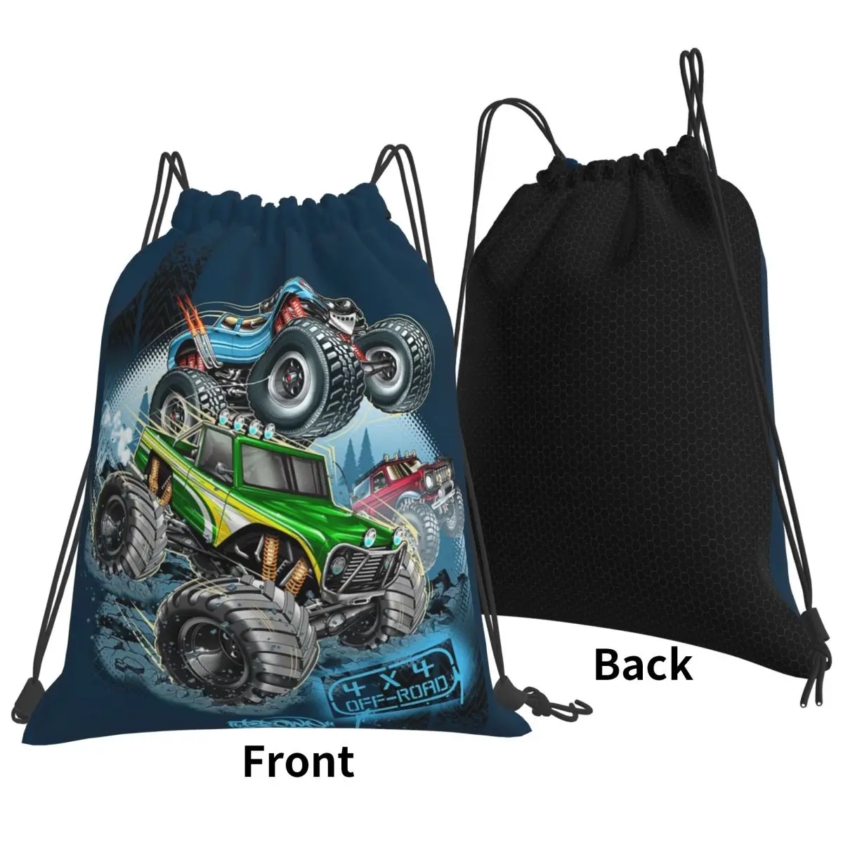 Classic Monster Jam Truck Pattern Backpacks Fashion Drawstring Bags Sundries Bag Book Bags for Man Woman School
Classic Monster Jam Truck Pattern Backpacks Fashion Drawstring Bags Sundries Bag Book Bags for Man Woman School