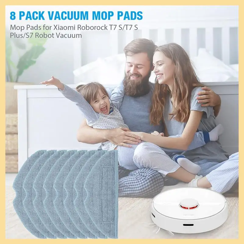10PCS Mop Pads For Roborock S7 S7 + S7 Maxv, S7 Maxv Plus, T7S, T7 Plus, T7S Plus ,G10S, G10S PRO Robot Vacuum Cleaners Parts
10PCS Mop Pads For Roborock S7 S7 + S7 Maxv, S7 Maxv Plus, T7S, T7 Plus, T7S Plus ,G10S, G10S PRO Robot Vacuum Cleaners Parts