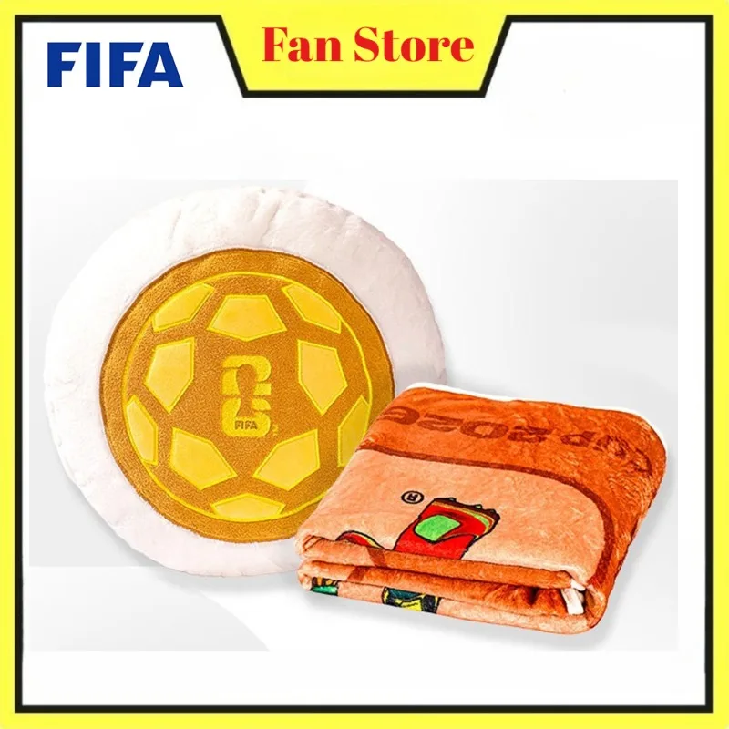 FIFA 2026 World Cup Mascot 2 in 1 Plush Pillow Blanket Soft Air Conditioning Throw Office Nap Quilt
FIFA 2026 World Cup Mascot 2 in 1 Plush Pillow Blanket Soft Air Conditioning Throw Office Nap Quilt