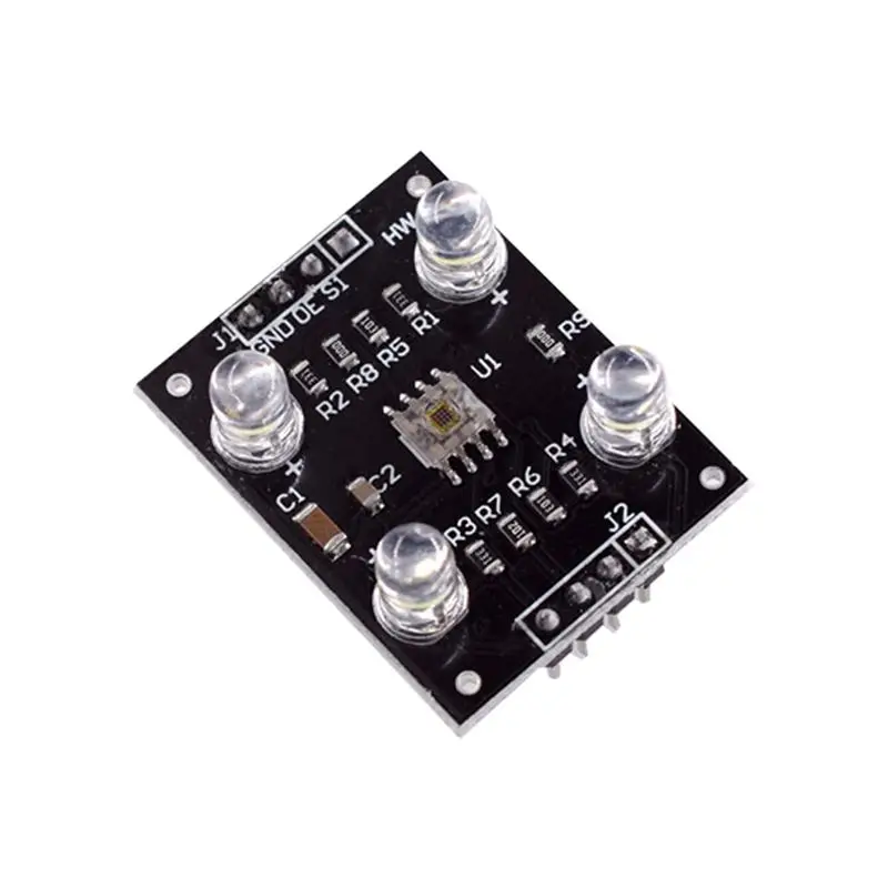 Датчик распознавания цвета AU33-1 PCS TCS230 TCS3200 с черной печатной платой для Arduino DIY модуля, входное напряжение DC 3-5В
Датчик распознавания цвета AU33-1 PCS TCS230 TCS3200 с черной печатной платой для Arduino DIY модуля, входное напряжение DC 3-5В