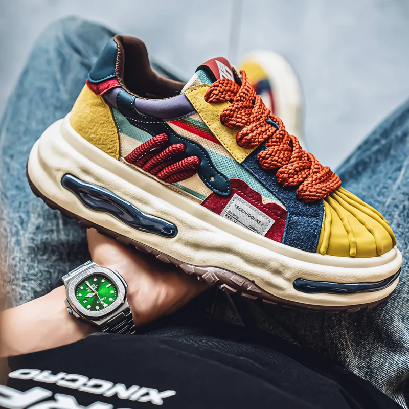 Thick Sole Mesh Breathable Running Shoes 2026 Autumn New Men's Casual Footwear Fashion and Comfortable Four Seasons Anti Slip 44
Thick Sole Mesh Breathable Running Shoes 2026 Autumn New Men's Casual Footwear Fashion and Comfortable Four Seasons Anti Slip 44