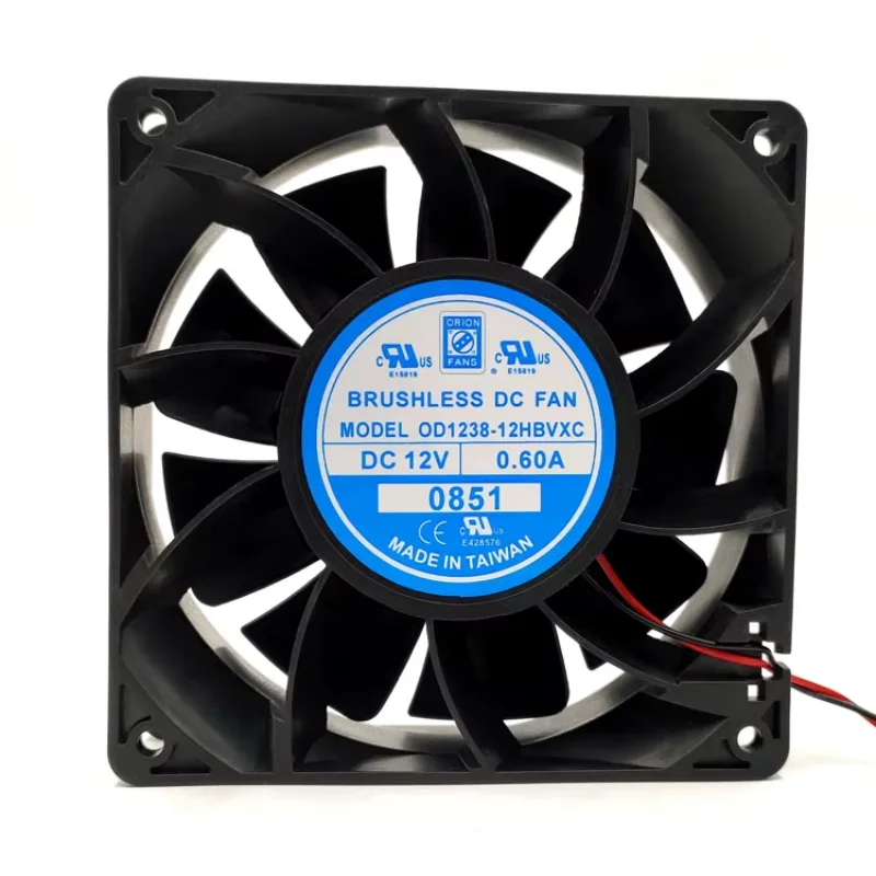 OD1238-12HBVXC DC 12 В 0,60 А 120x120x38 мм 2-проводной охлаждающий вентилятор для сервера 
OD1238-12HBVXC DC 12 В 0,60 А 120x120x38 мм 2-проводной охлаждающий вентилятор для сервера