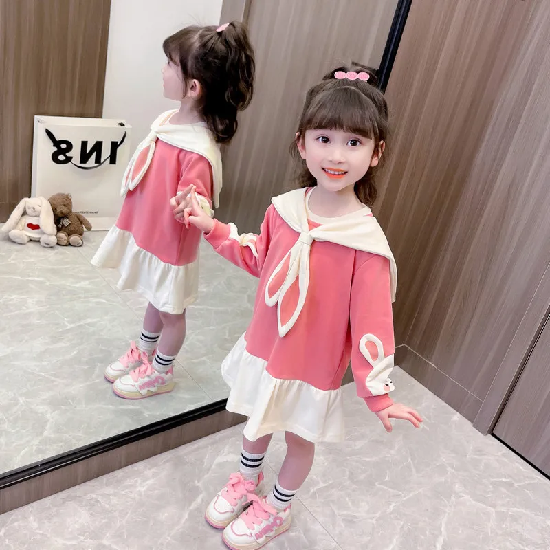 Girly Heart Sweet Children Long Sleeve Hoodie Dress Spring Autumn 2025 New Style Baby Fashion Princess Skirt Clothes Gifts
Girly Heart Sweet Children Long Sleeve Hoodie Dress Spring Autumn 2025 New Style Baby Fashion Princess Skirt Clothes Gifts