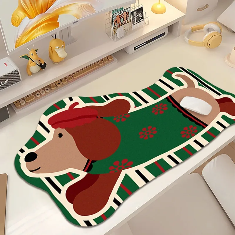 Милый мультяшный коврик для мыши с изображением щенка, большой, креативный, для девочек, для офиса, украшение для клавиатуры, коврик для стола
Милый мультяшный коврик для мыши с изображением щенка, большой, креативный, для девочек, для офиса, украшение для клавиатуры, коврик для стола