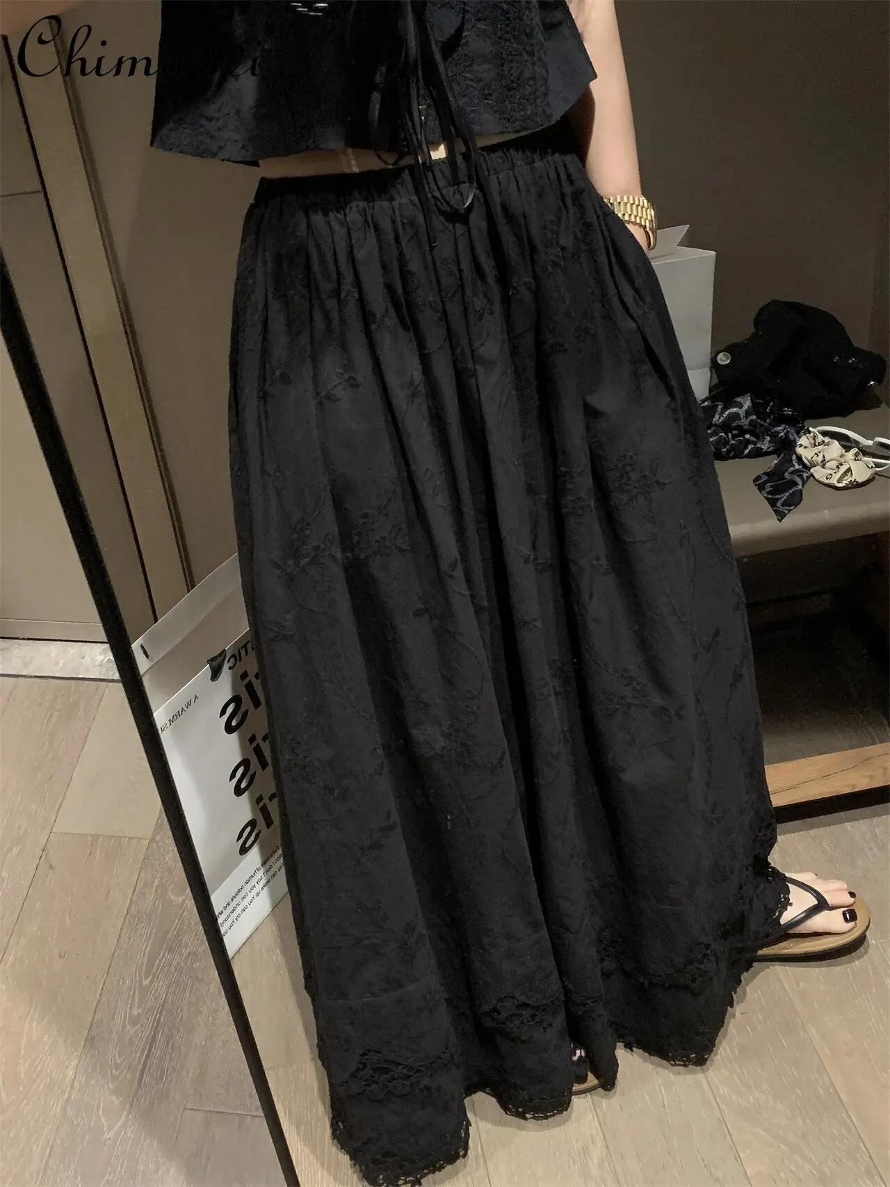 2026 Summer New Fashion Carved Hollow-out Embroidered Midi Skirt Chic Vacation Style Flowy Cotton Linen Skirts for Women
2026 Summer New Fashion Carved Hollow-out Embroidered Midi Skirt Chic Vacation Style Flowy Cotton Linen Skirts for Women