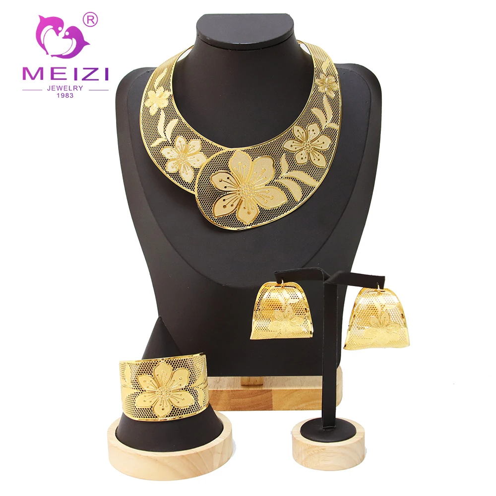 Dubai Big Flower Pendant Necklace For Women Iarge Necklace Earring Bracelet Jewelry Set Weddings Gifts Brida Gift Accessories
Dubai Big Flower Pendant Necklace For Women Iarge Necklace Earring Bracelet Jewelry Set Weddings Gifts Brida Gift Accessories
