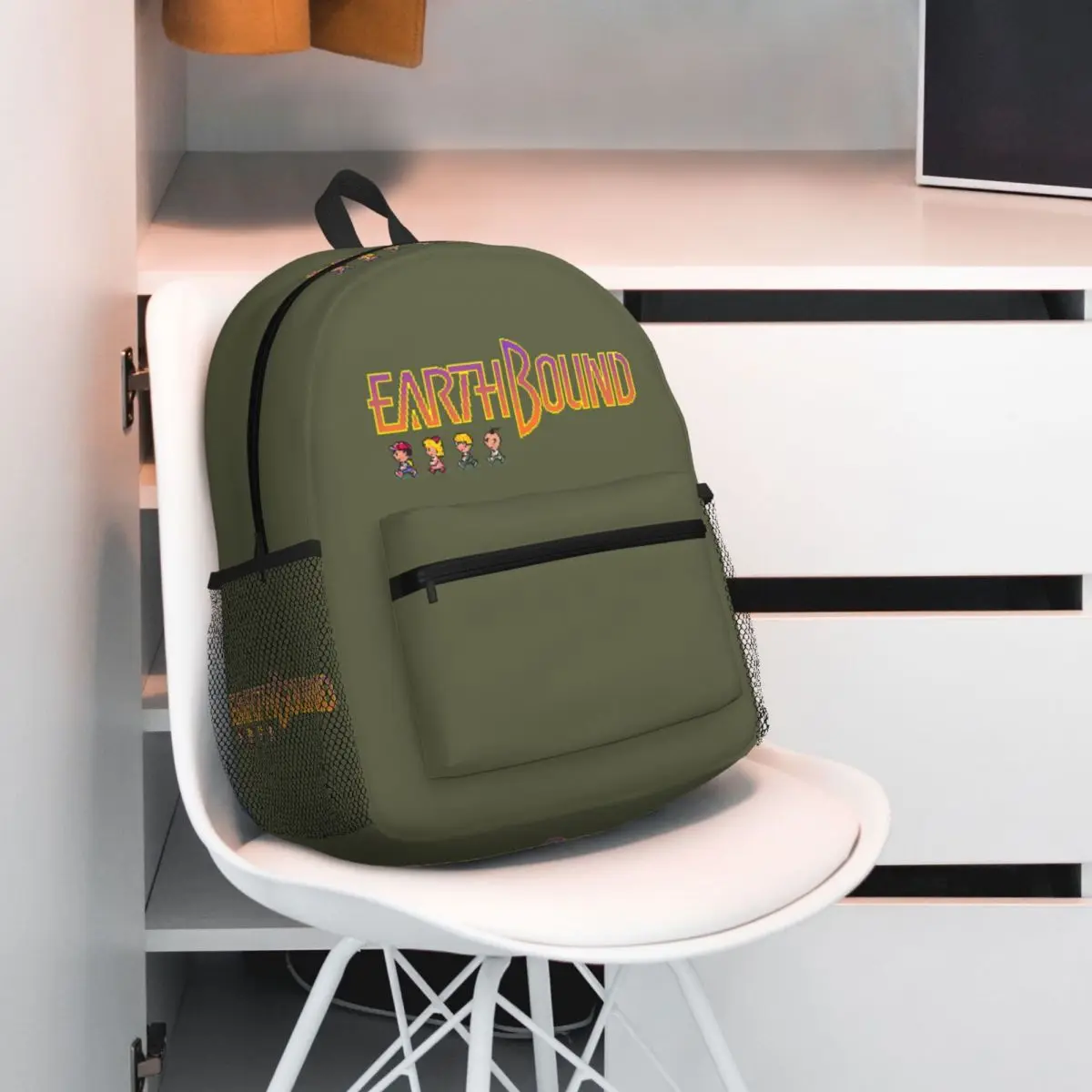 Студенческий рюкзак Earthbound, школьная сумка, походный дорожный рюкзак для мальчиков и девочек, модная сумка для книг, сумки на плечо
Студенческий рюкзак Earthbound, школьная сумка, походный дорожный рюкзак для мальчиков и девочек, модная сумка для книг, сумки на плечо
