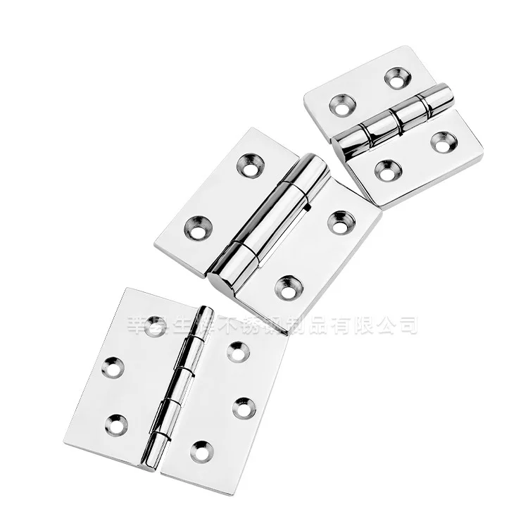 Symmetrical hinge, marine 316 stainless steel yacht hinge accessories, cabin door hanging window four-hole six-hole cast hinge
Symmetrical hinge, marine 316 stainless steel yacht hinge accessories, cabin door hanging window four-hole six-hole cast hinge