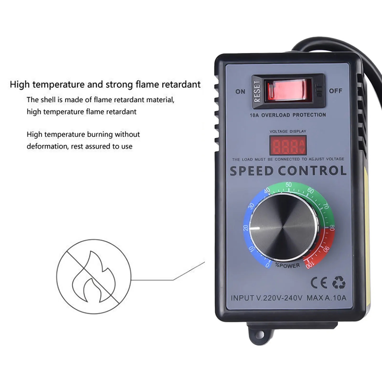 1pc Angle Grinder Governor Speed Controllers Switch Hand Drill Polishing Fan Stepless Motor Speed Control Automation Tool 4000W
1pc Angle Grinder Governor Speed Controllers Switch Hand Drill Polishing Fan Stepless Motor Speed Control Automation Tool 4000W