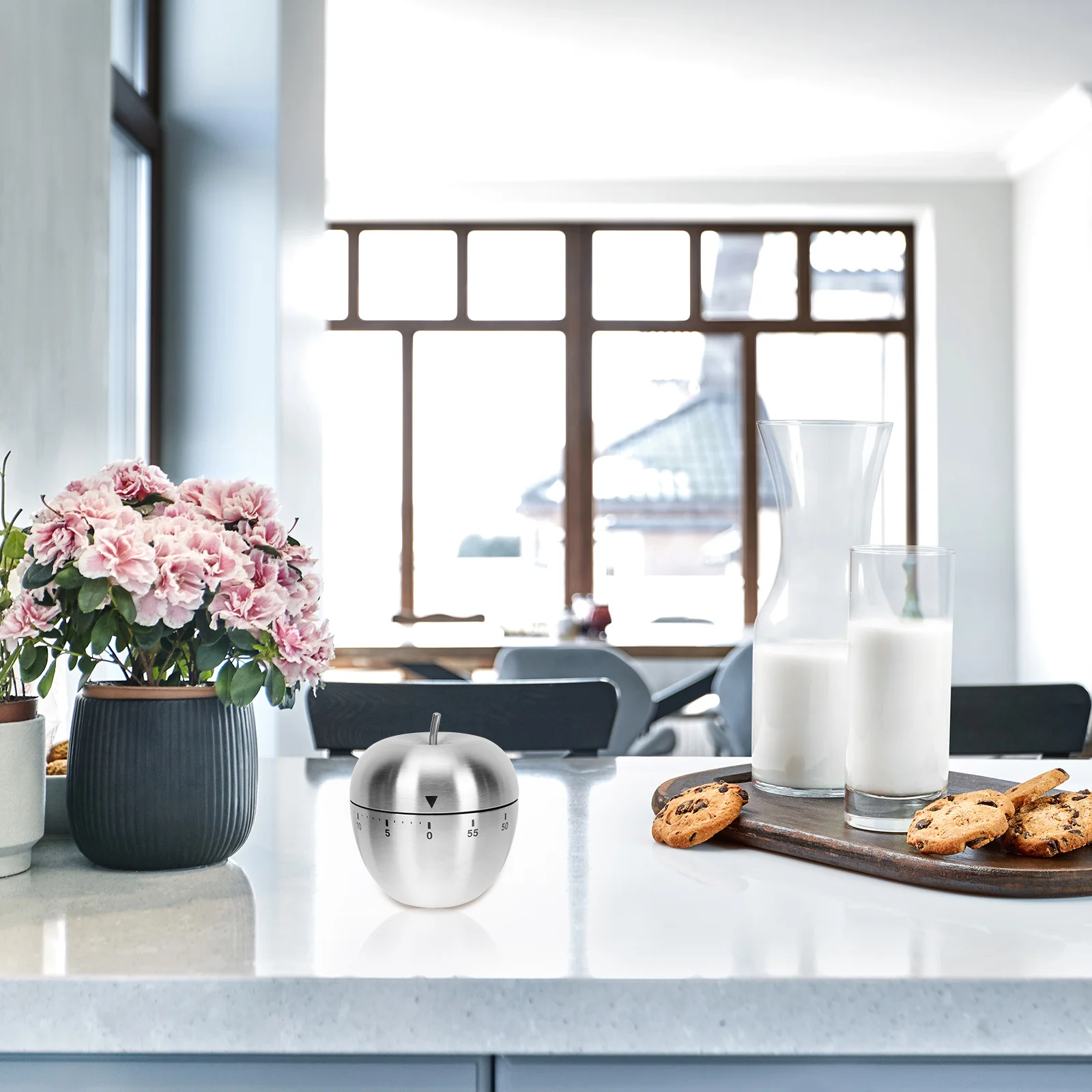 Egg Shape Mechanical Timer Metal Kitchen Cooking Time Reminder Practical Countdown Timer for Cooking Baking
Egg Shape Mechanical Timer Metal Kitchen Cooking Time Reminder Practical Countdown Timer for Cooking Baking