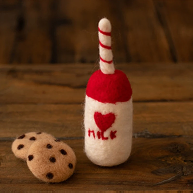 DIY Baby Wool Felt Milk Bottle Decorations Newborn Photography Props Ornaments
DIY Baby Wool Felt Milk Bottle Decorations Newborn Photography Props Ornaments