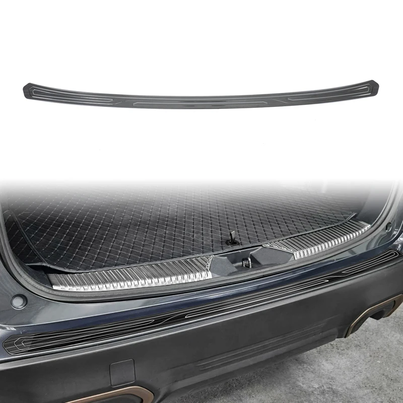 Brushed Black Stainless Steel Rear Bumper Protector for Subaru Forester 2025-2026-2027 Black Trunk Sill Guard 1Pc
Brushed Black Stainless Steel Rear Bumper Protector for Subaru Forester 2025-2026-2027 Black Trunk Sill Guard 1Pc