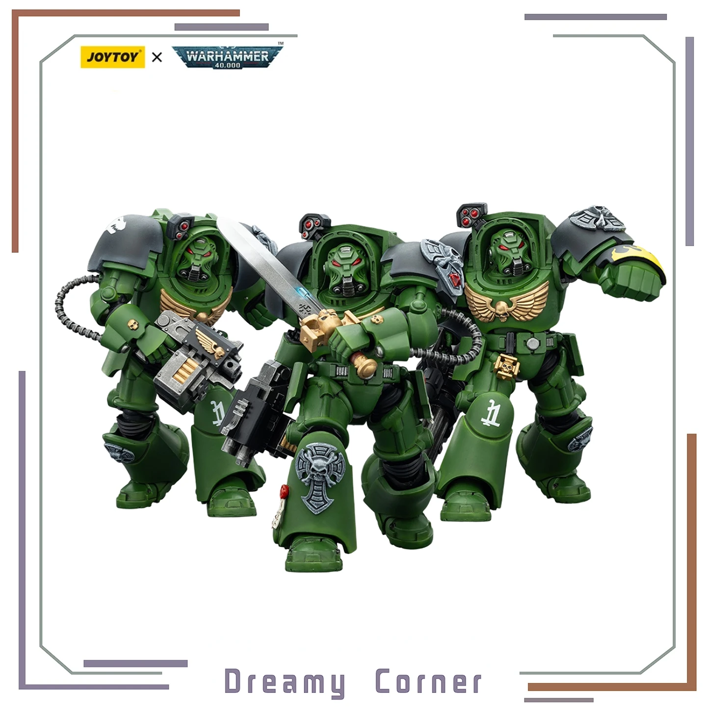 【In Stock】JOYTOY Action Figure Warhammer 40K 1/18 Salamanders Terminator 3PCS
【In Stock】JOYTOY Action Figure Warhammer 40K 1/18 Salamanders Terminator 3PCS